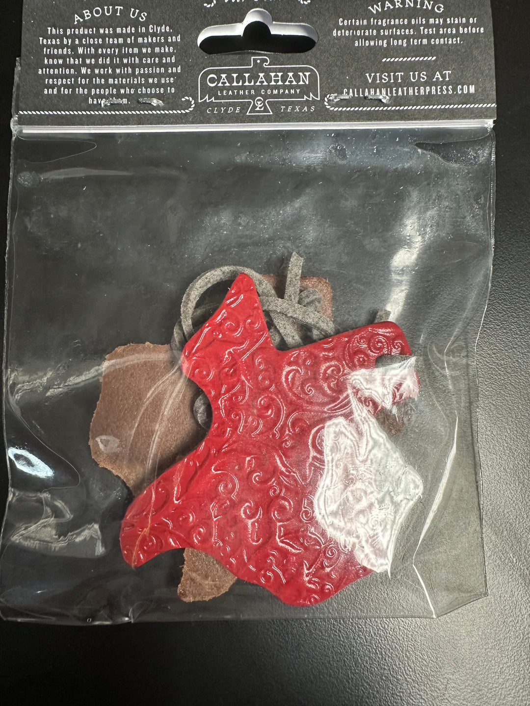 Callahan Leather Scented Car Charms