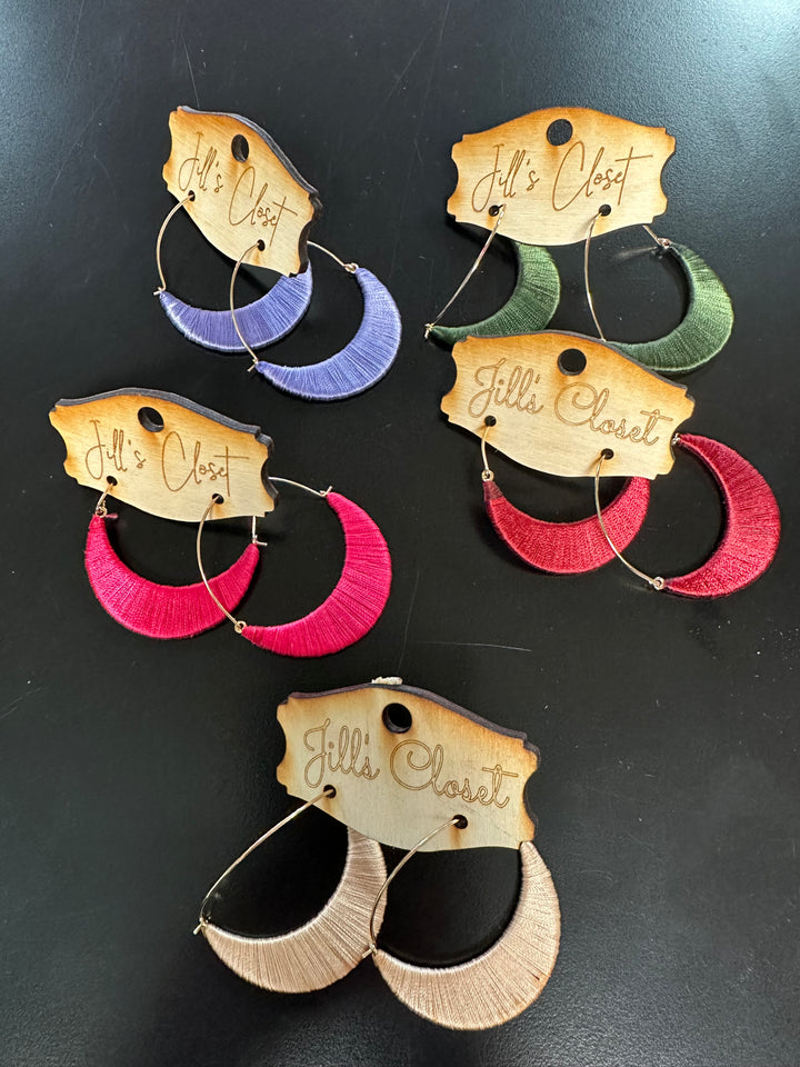 Colorful Hoop Earrings