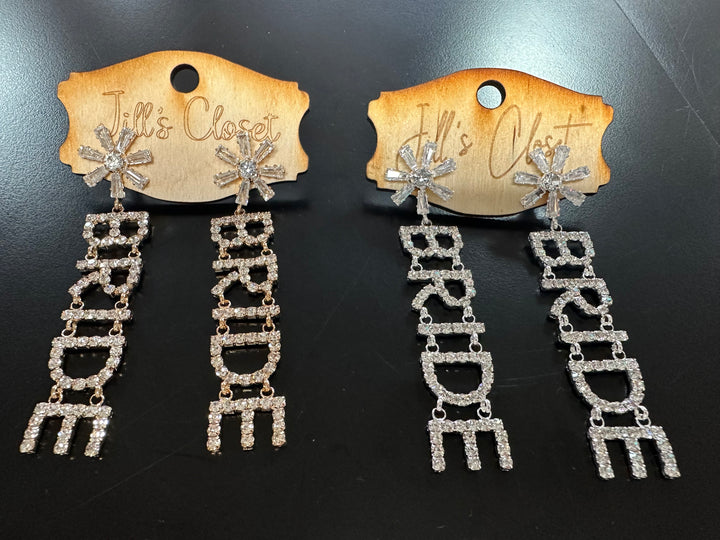 Bride Rhinestone Earrings