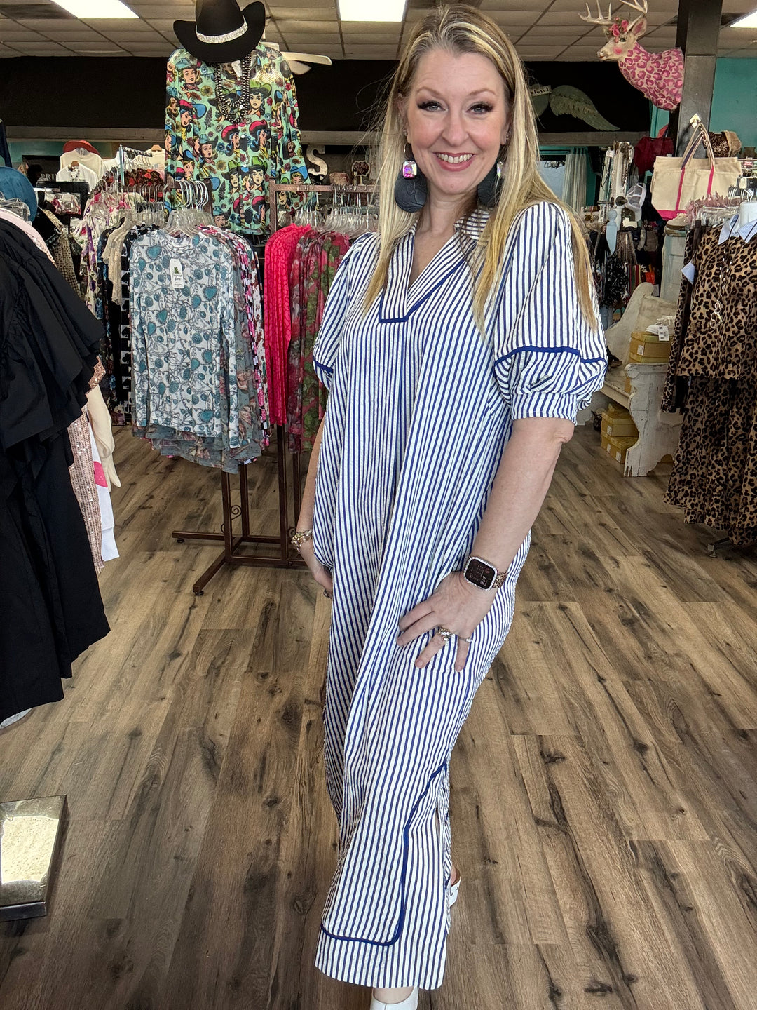 Striped Maxi Dress