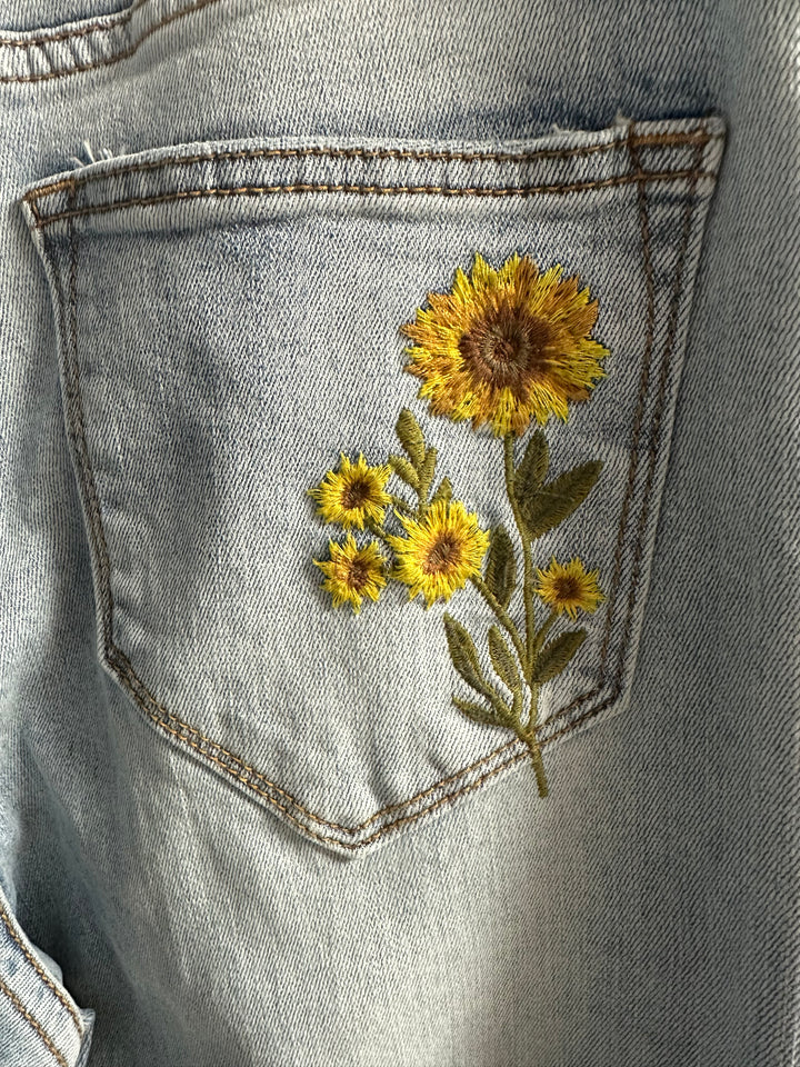 Kristi’s Sunflower Jeans