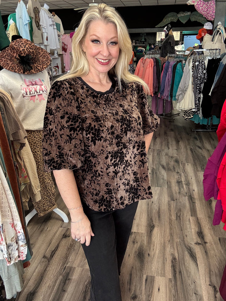Chocolate Brown Top
