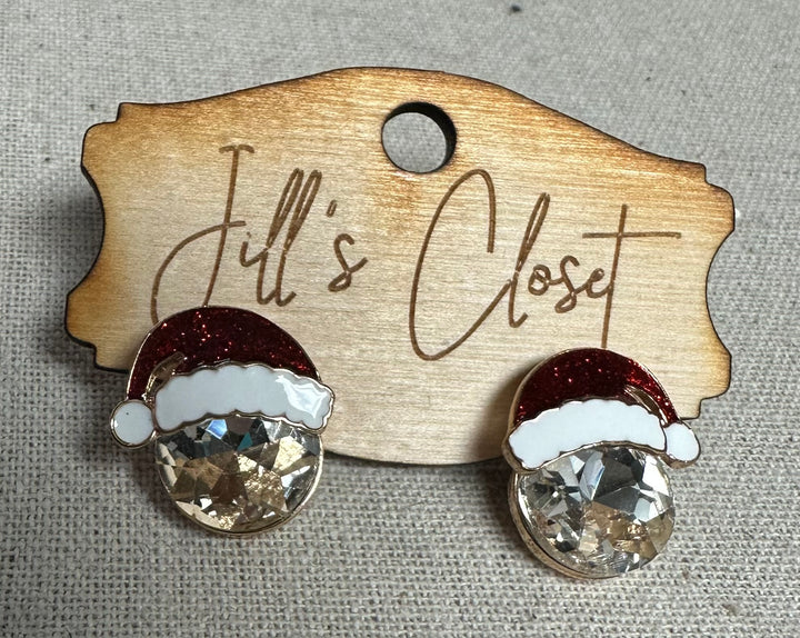 Santa Hat stud earrings