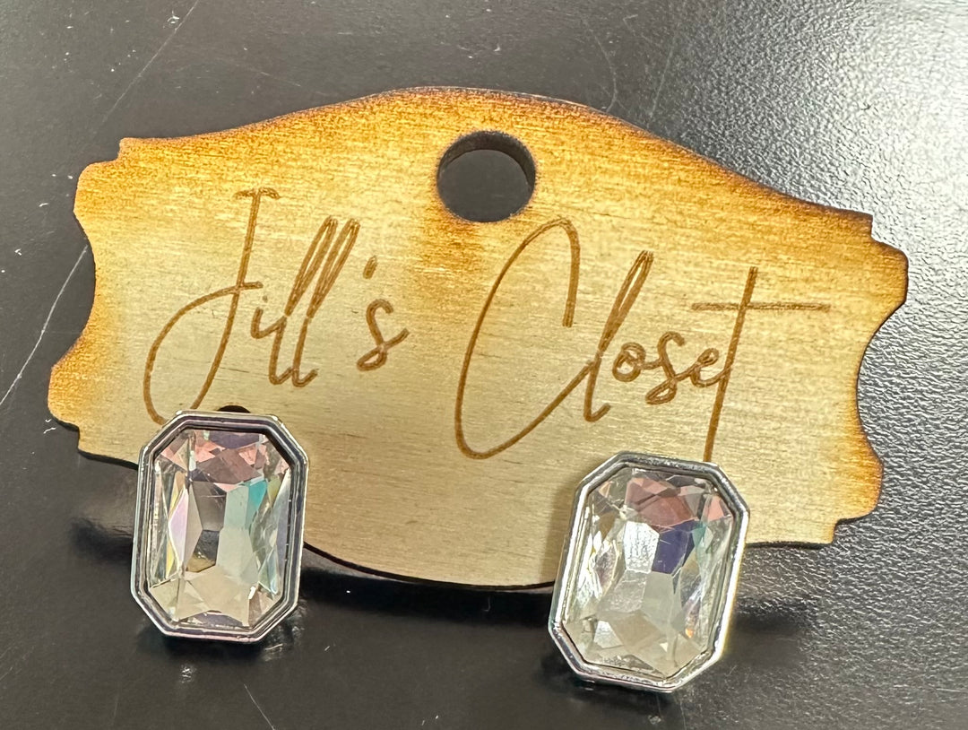 Iridescent Stud Earrings