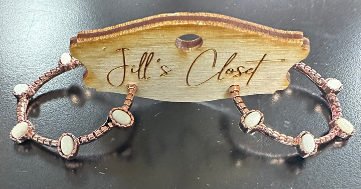 Copper Hoop Earrings