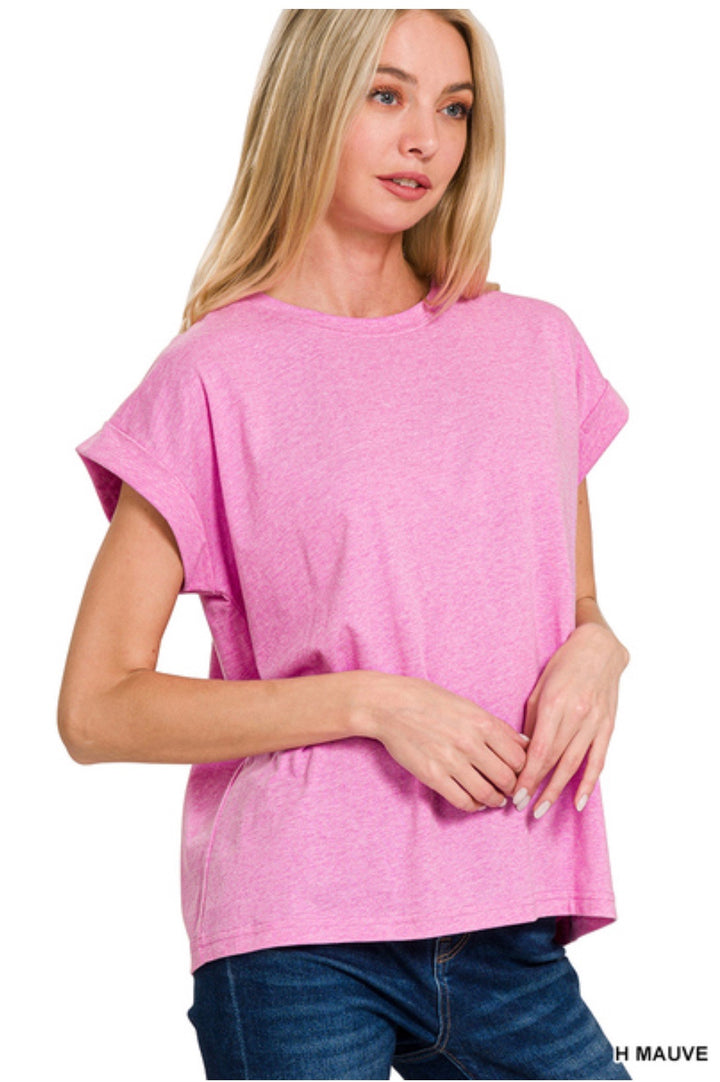 Folded Sleeve T-Shirt