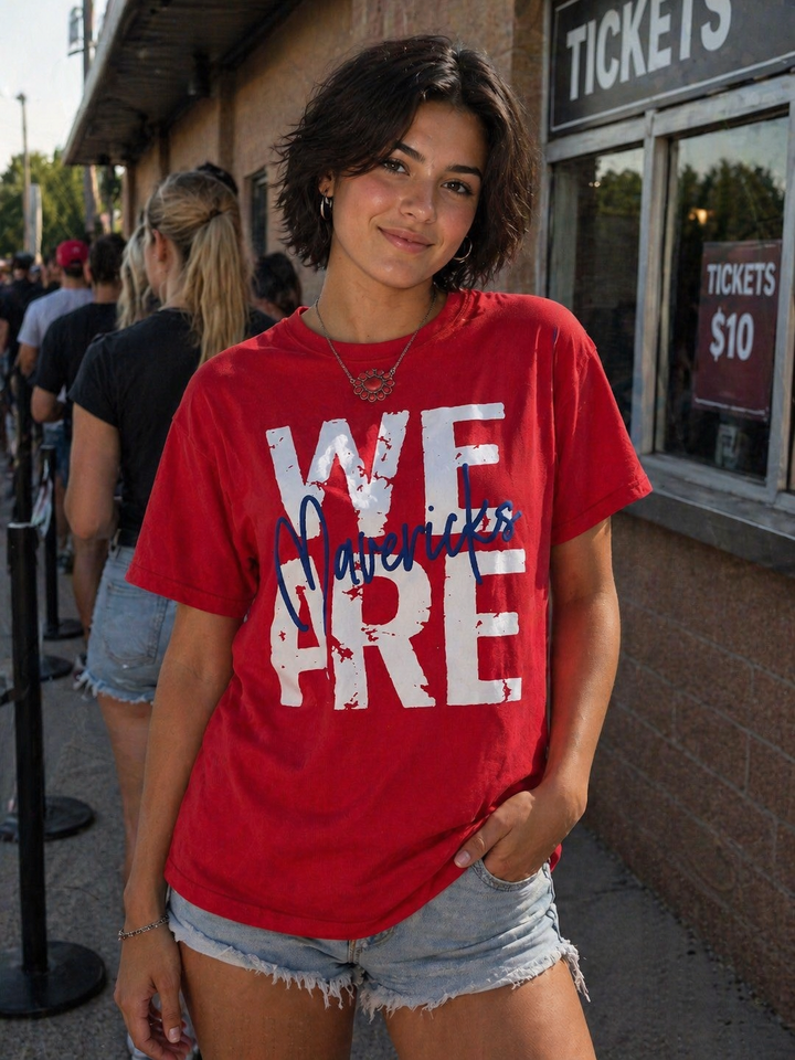 We Are custom school tee