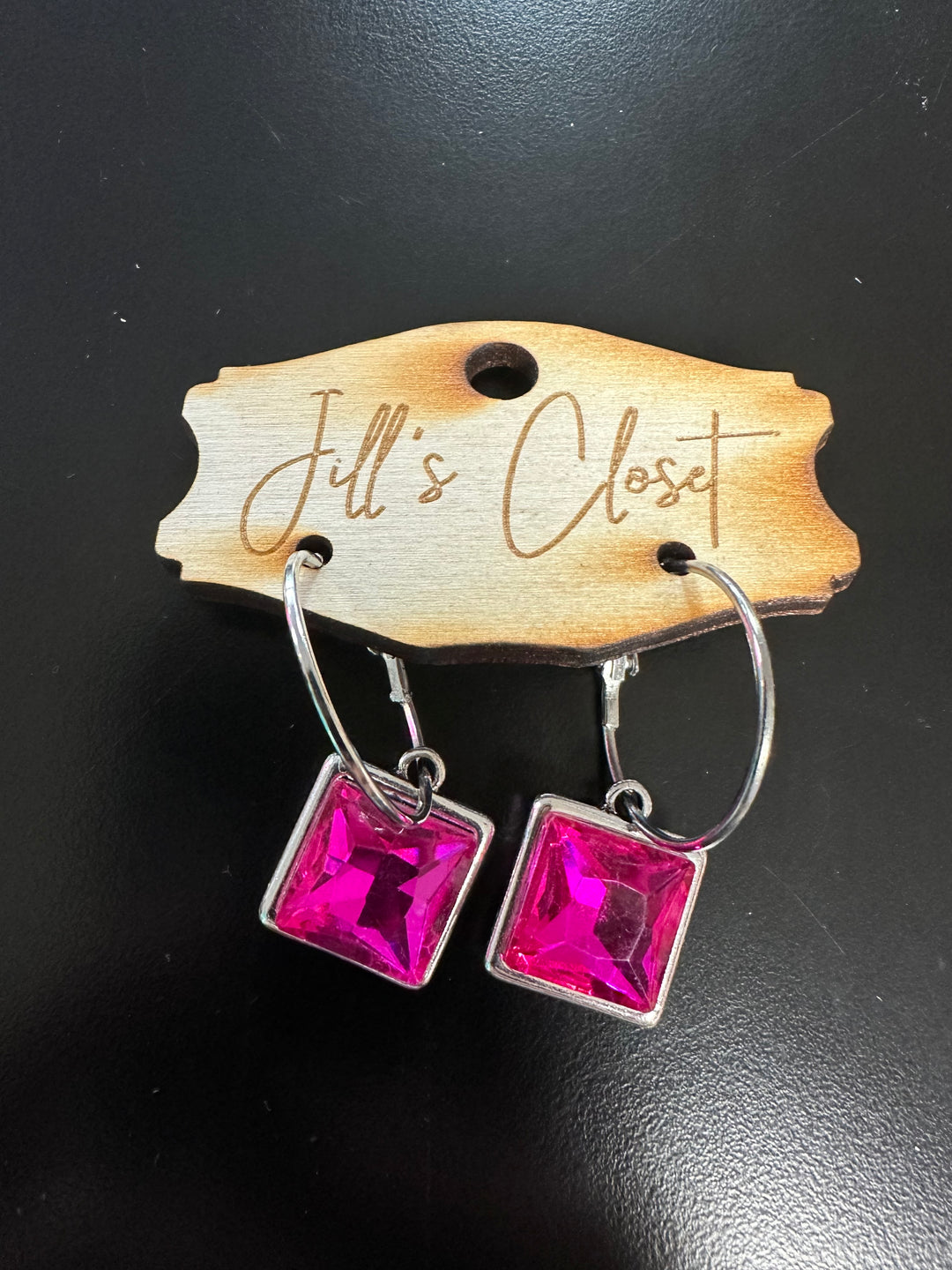 Square Bling Earrings