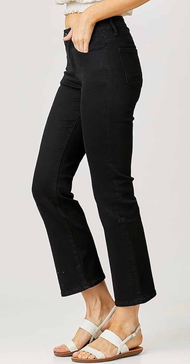 Wickedly Cute Black Crop Jeans