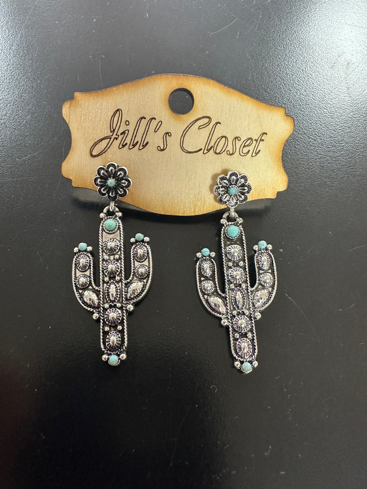 West Texas Cactus Earrings