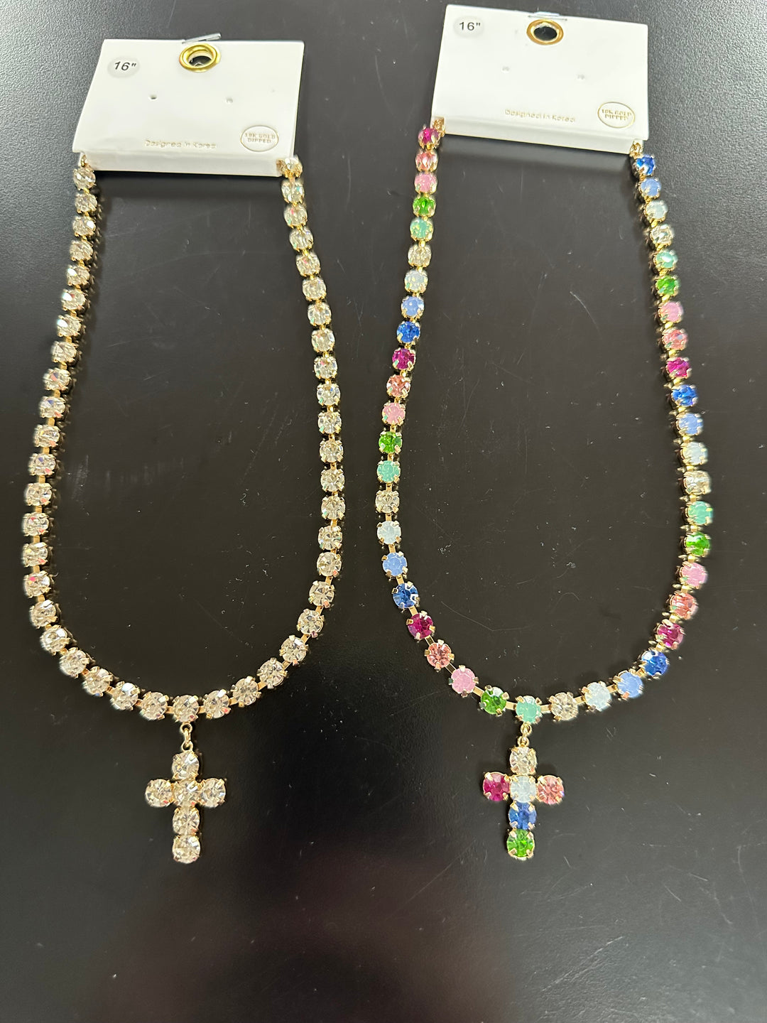 Crystal Cross Necklace