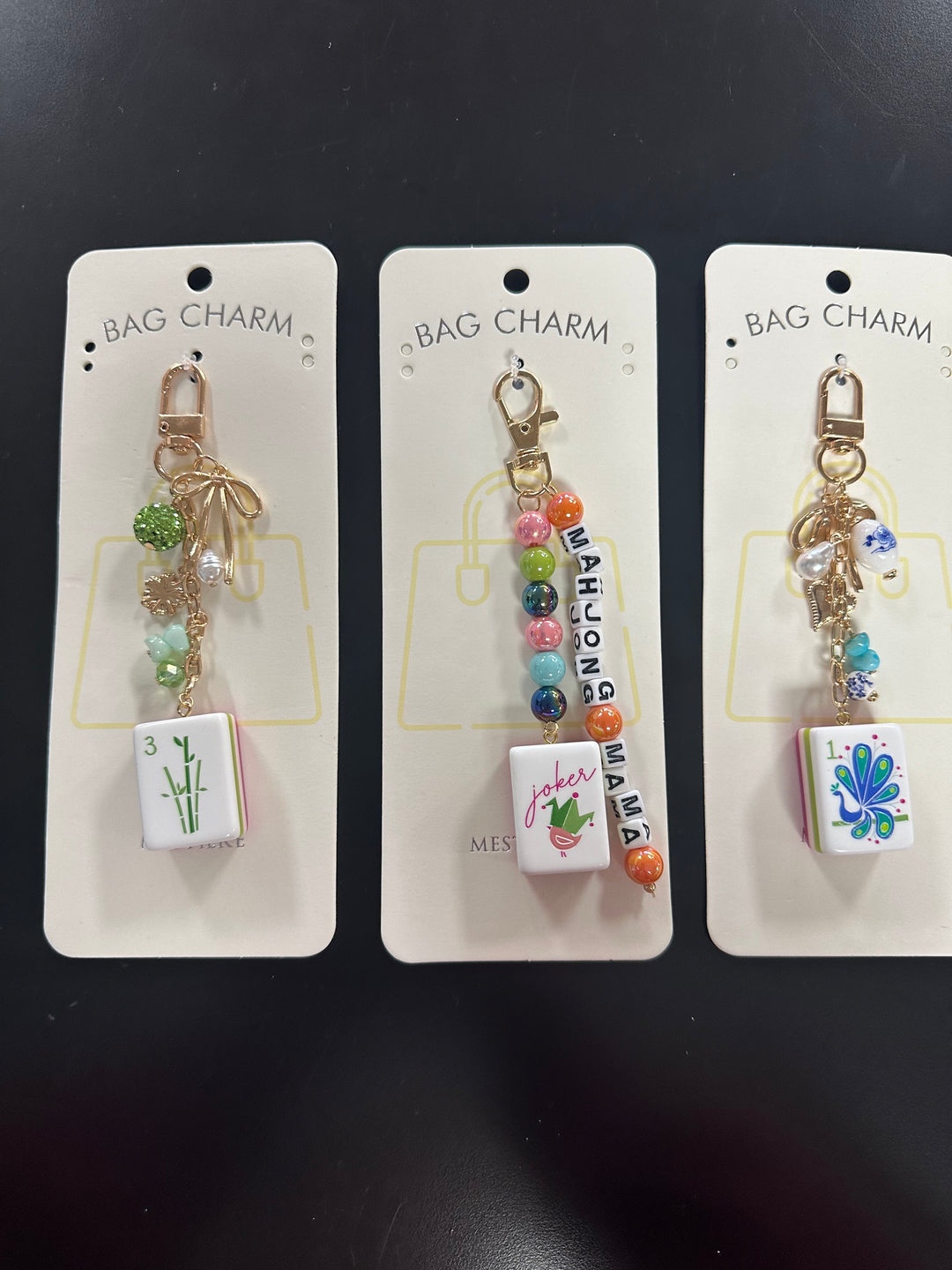 Mahjong Bag Charm
