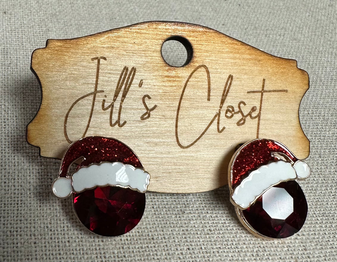 Santa Hat stud earrings