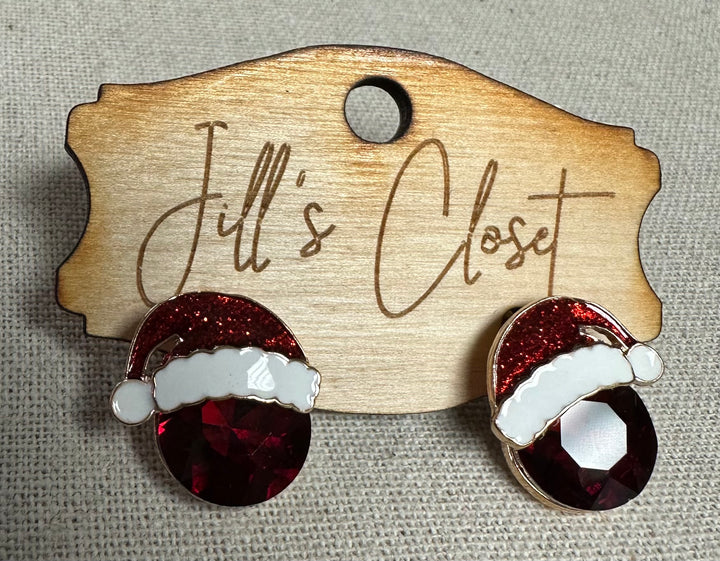 Santa Hat stud earrings