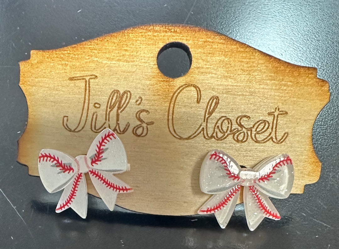 Little Bows Sports Stud Earrings