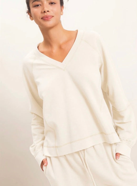 Sharon’s LS V-Neck Top