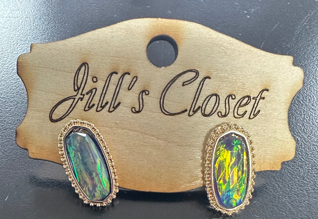 Mother of Pearl Stud Earrings