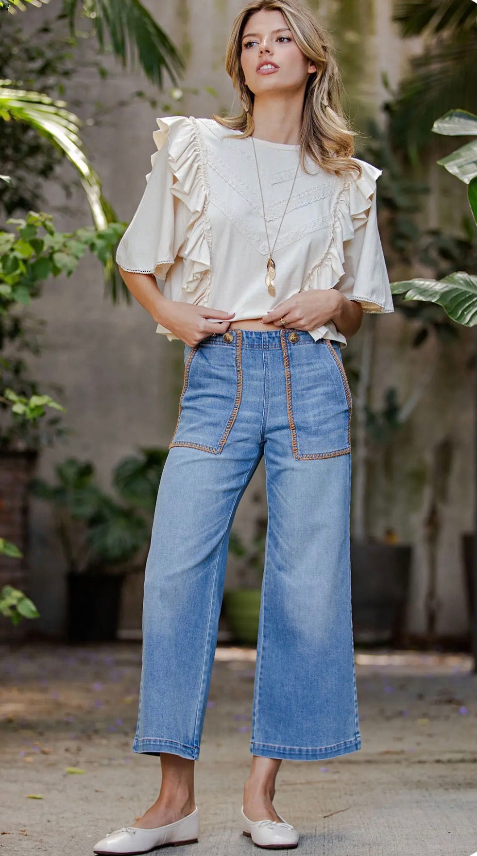 Lottie’s Whip Stitched Pants