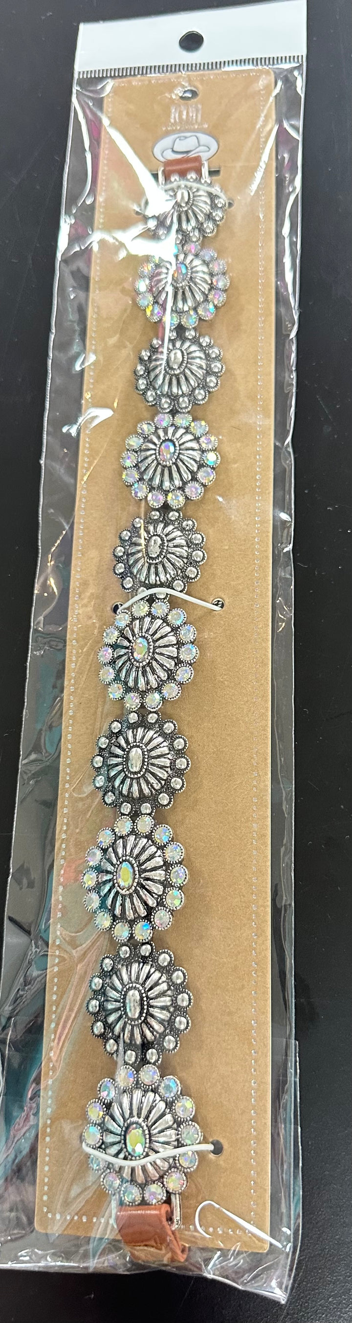 Turquoise  Concho Hatband