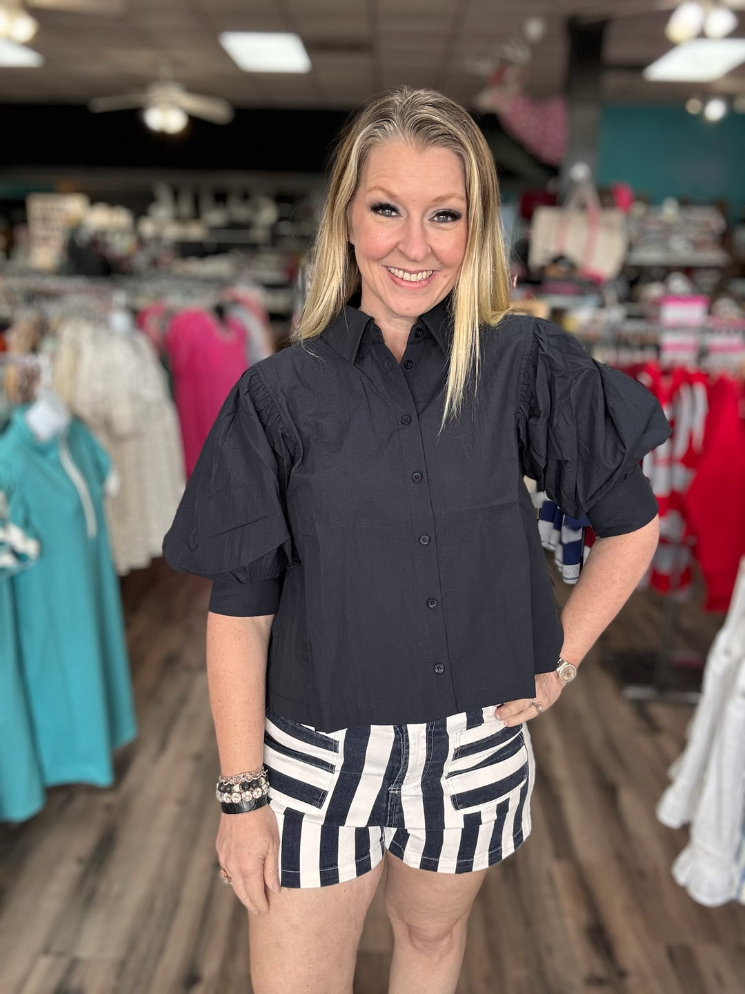 Awning Stripe Shorts