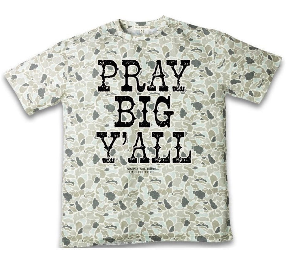 Camo “ Pray Big” T-Shirt