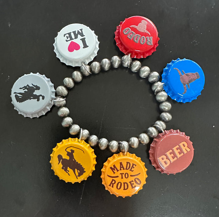 Bottle Cap Earrings or Bracelet