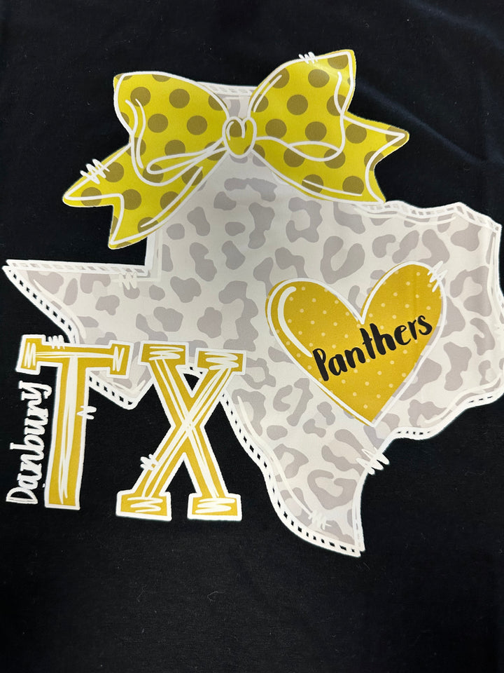 TX Doodle Danbury Panthers Tee