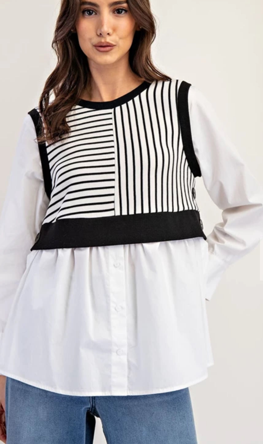 Vest in Me blouse