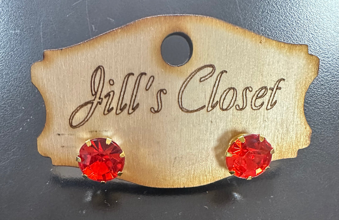 Crystal Stud Earrings