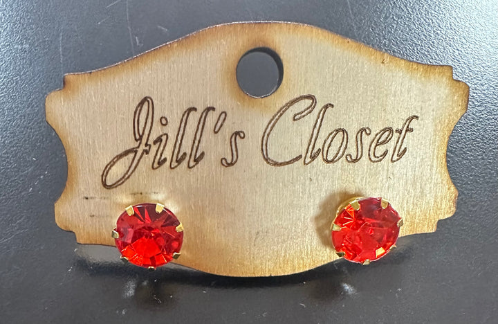 Crystal Stud Earrings