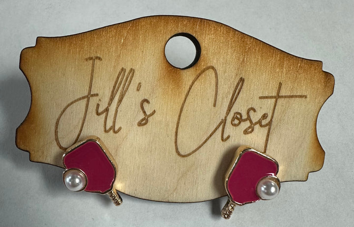 Pickleball Stud Earrings