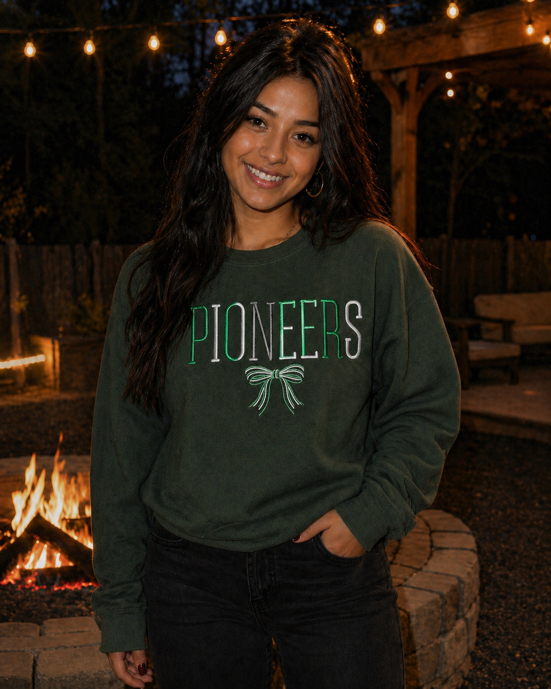 Pioneers Embroidered Sweatshirt