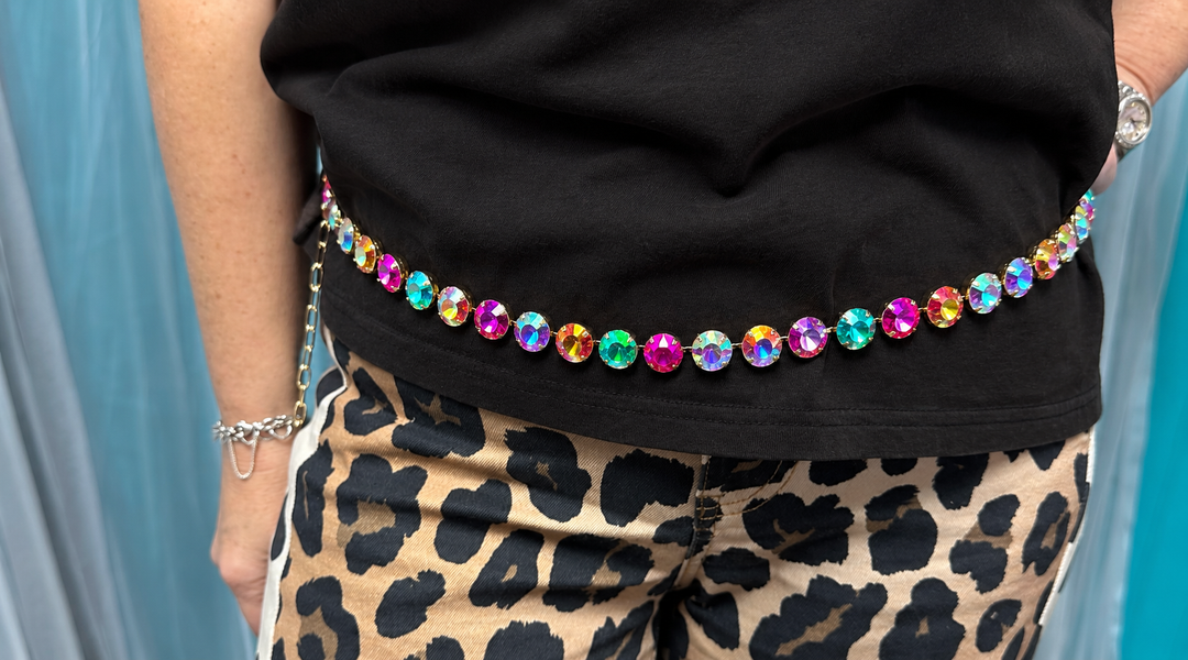 Faceted Stone Belt or Necklace