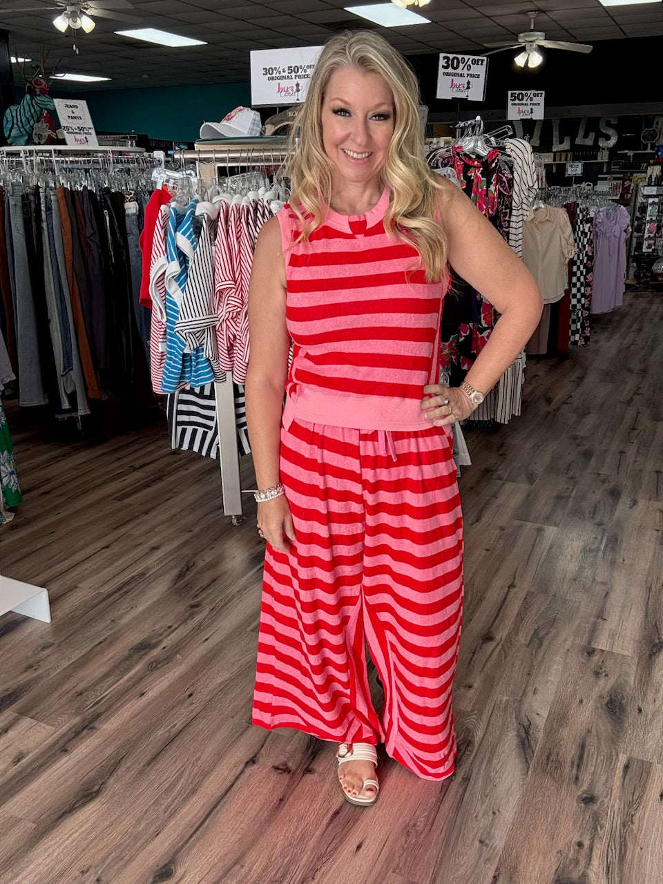 Carolyn’s Striped 2 pc Set