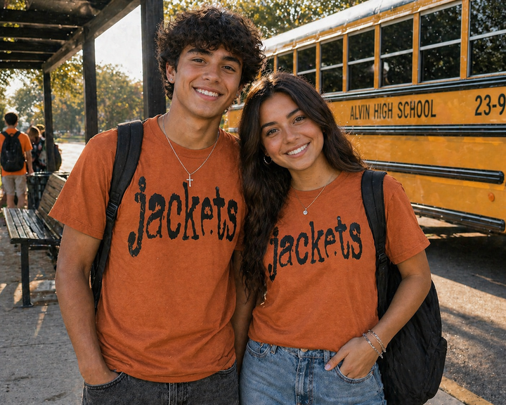 Distressed Jackets tee
