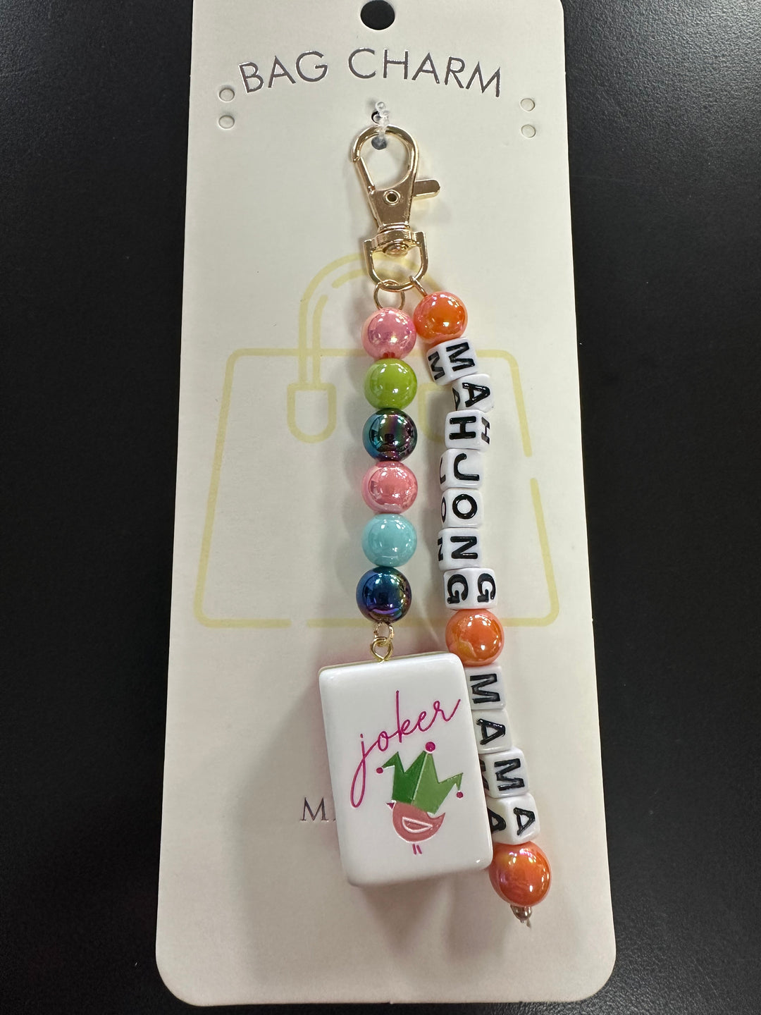 Mahjong Bag Charm