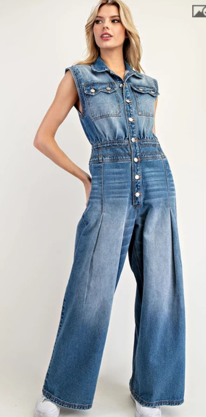 Kerri’s Denim Jumpsuit