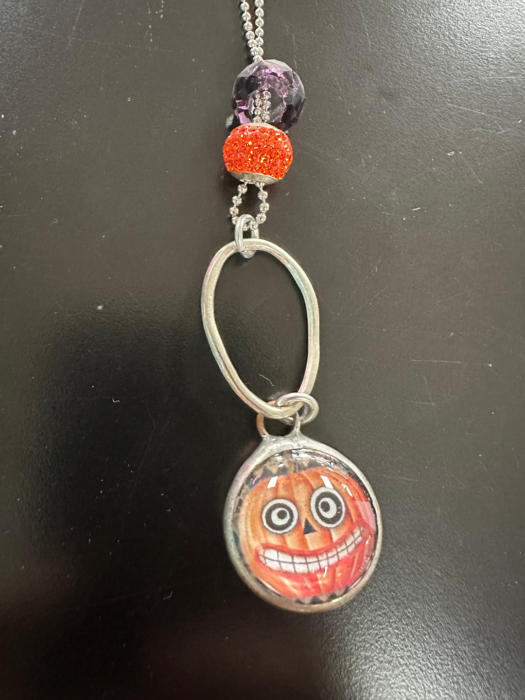 Art by Amy Halloween Ball chain Necklace