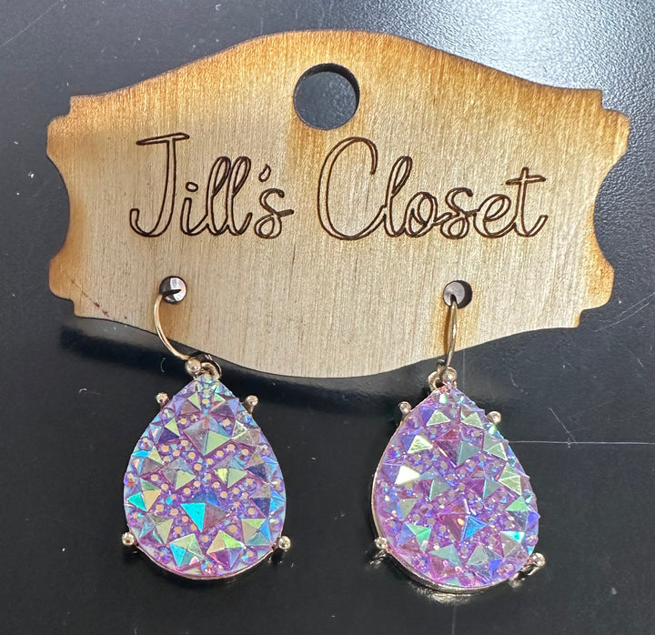 Teardrop Bling Earrings