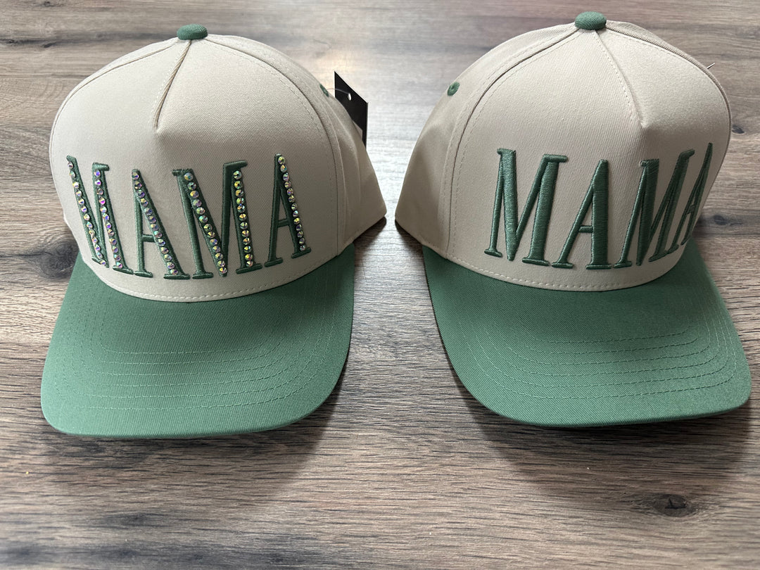 Mama or USA Blinged Trucker Hat