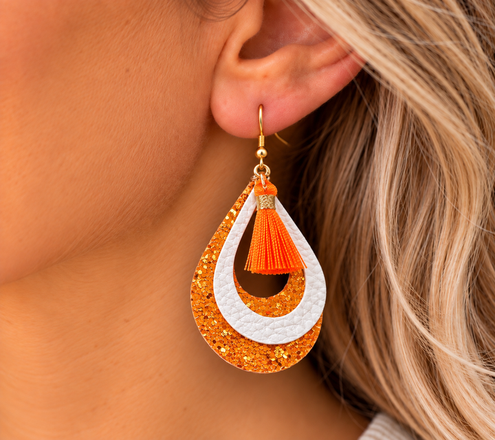 Orange Fever Earrings