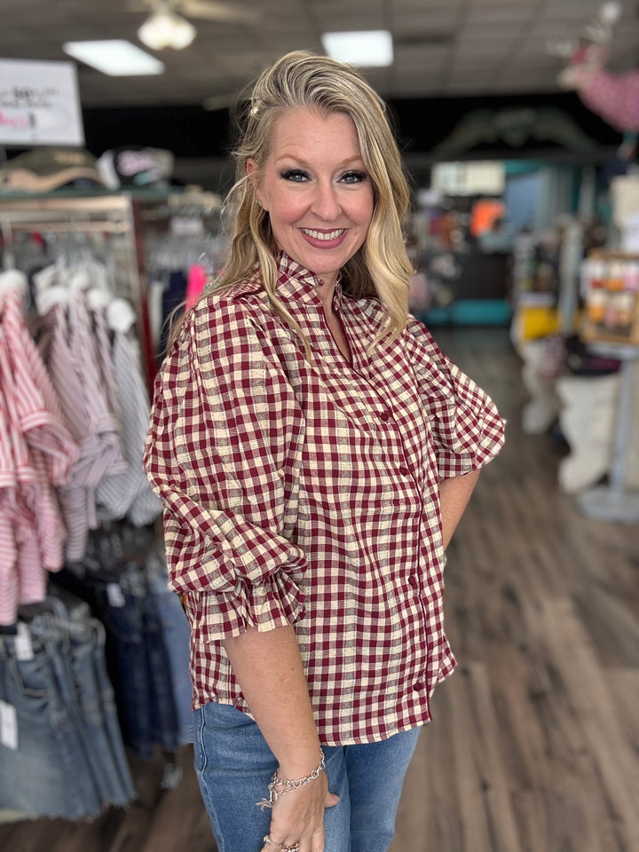 Wine Country Charm Top