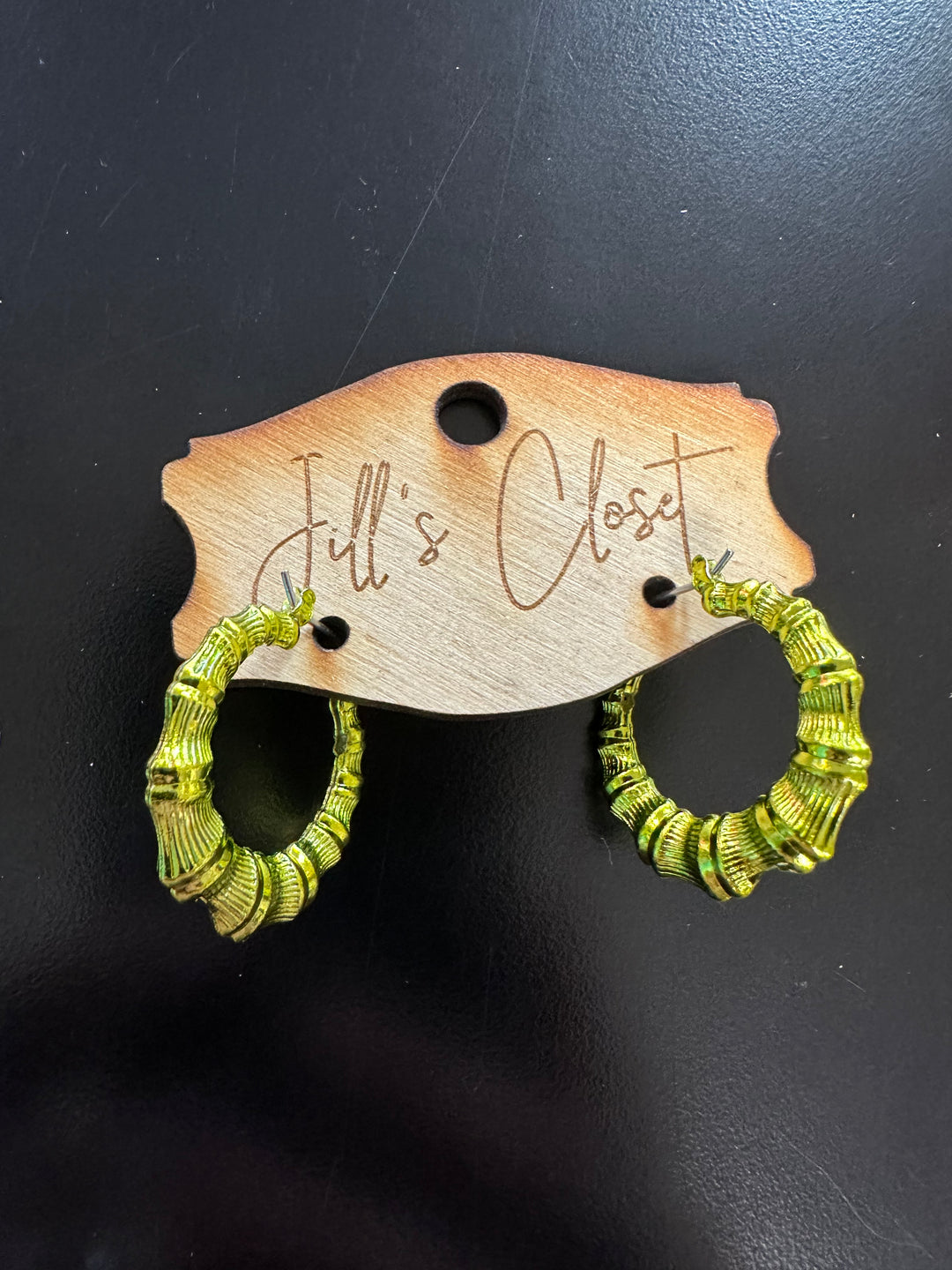 Metallic Hoop Earrings