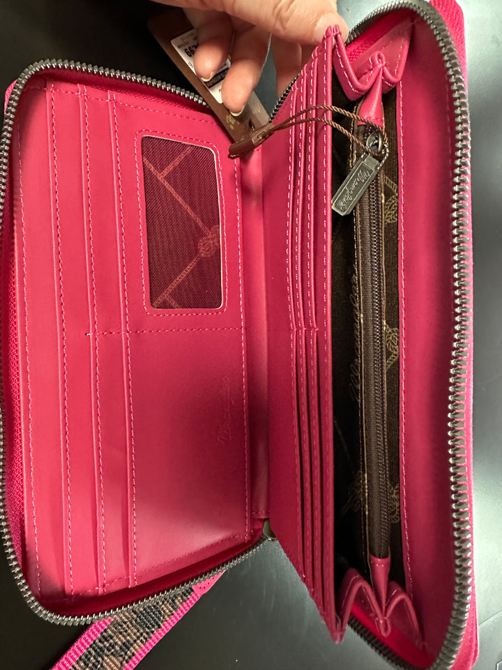 Boot Stitch Wristlet Wallet
