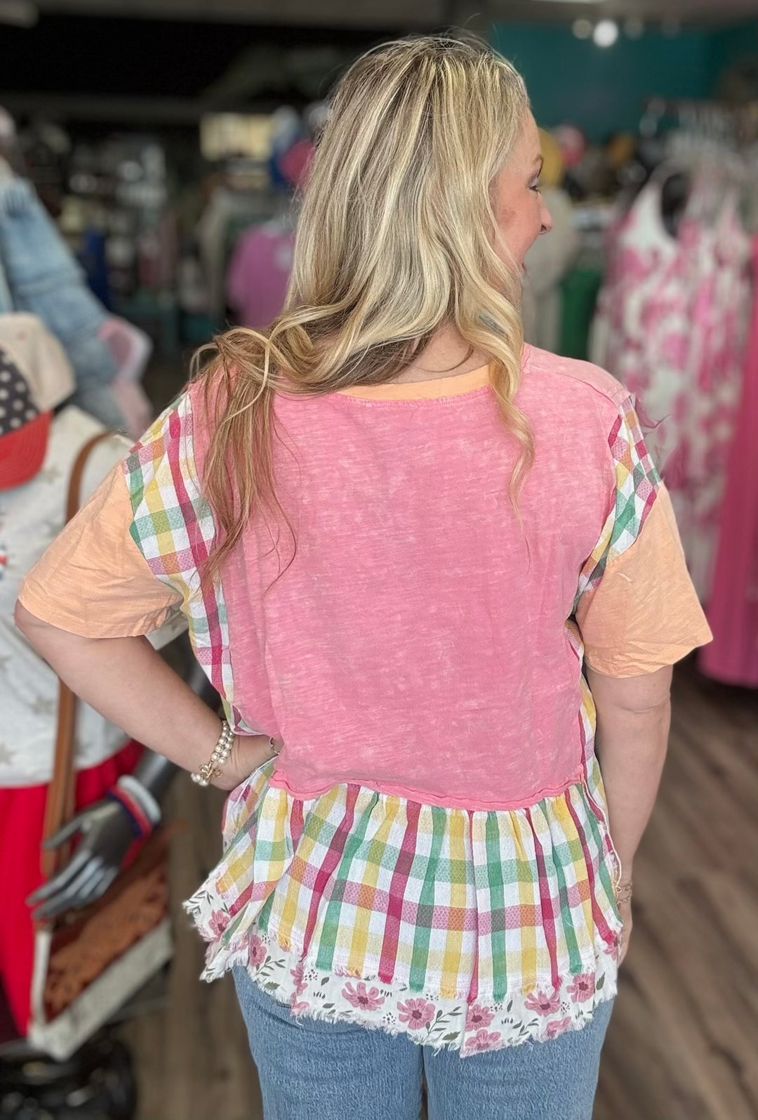Dreaming of Plaids Top
