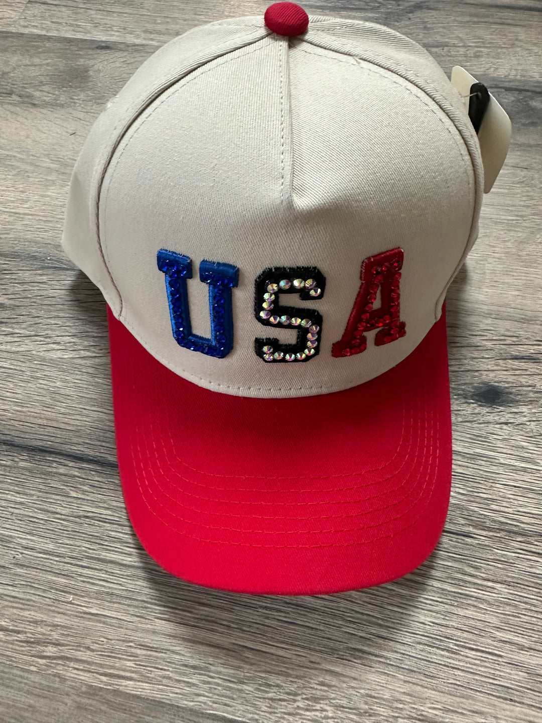 Mama or USA Blinged Trucker Hat
