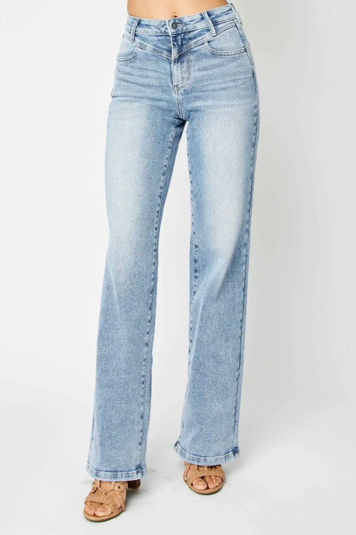 Judy Blue Retro Yoke Front jeans