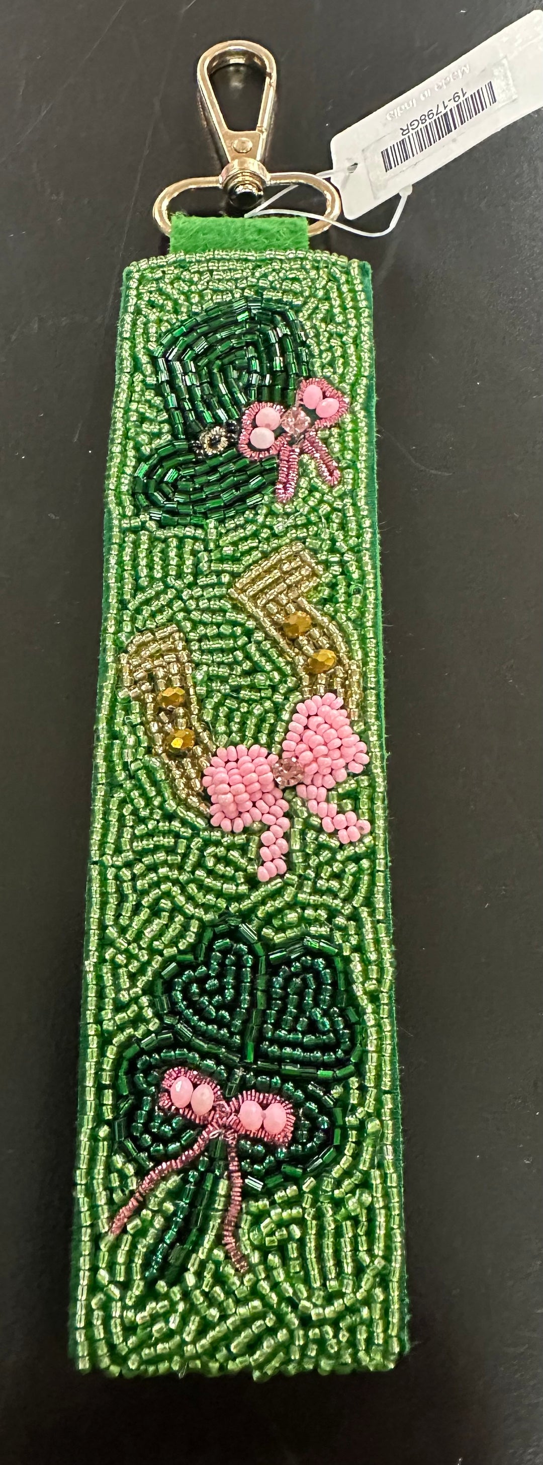 Beaded St Patrick’s Key Straps