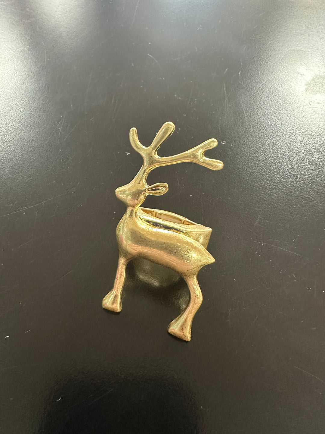 Stylized Deer Fishhook Earrings or Ring