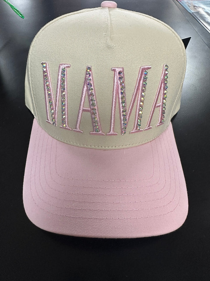 Mama or USA Blinged Trucker Hat
